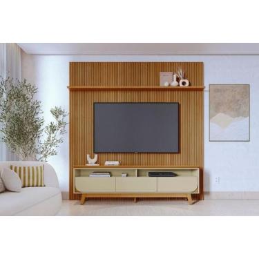 Imagem de Home Luna para TV de até 75 polegadas - Cumaru Opala - Madetec