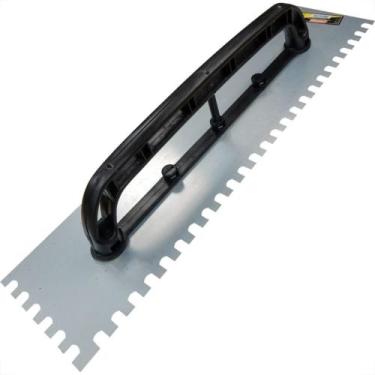 Imagem de Desempenadeira Aco Thompson Gesso Dentada 12 X48Cm - Kit C/6 Pecas - M
