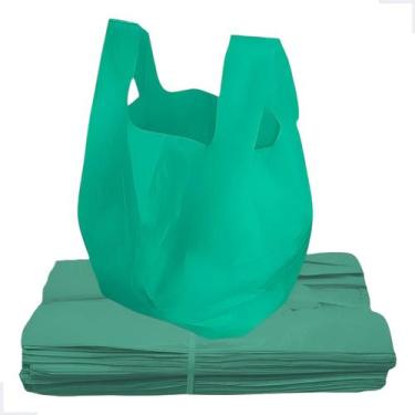 Imagem de Sacola plastica reciclada 30x45 2 kg reforçada resistente - E A COSTA 