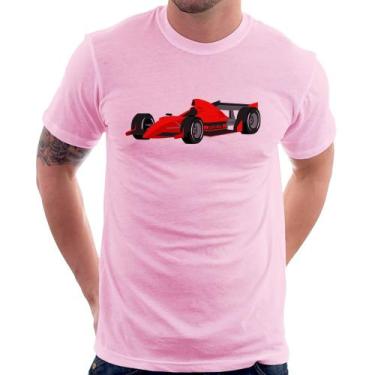 Imagem de Camiseta Carro de Corrida - Foca na Moda, Rosa bebê, G
