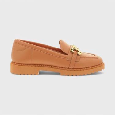 Imagem de Sapato Loafer Moleca Feminino, Nude, 35