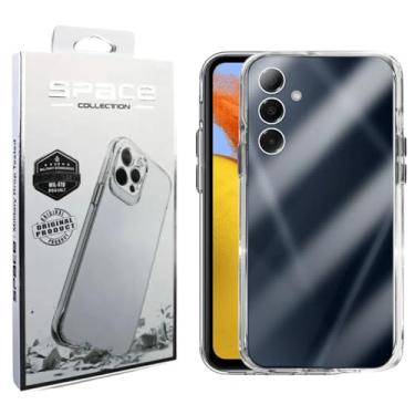 Imagem de Capa Capinha Clear Case Space Compatível Samsung Galaxy M14 Rígida Anti Amarelamento Resistente