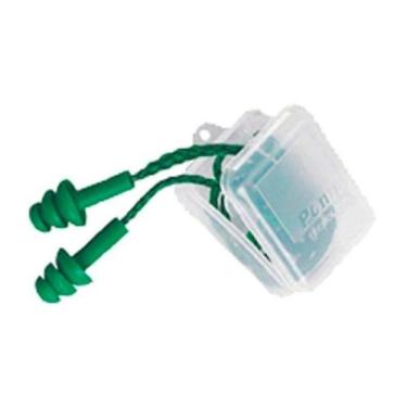 Imagem de Kit C/ 100 Protetor Auricular Pomp Cordão Poliéster Verde 3M