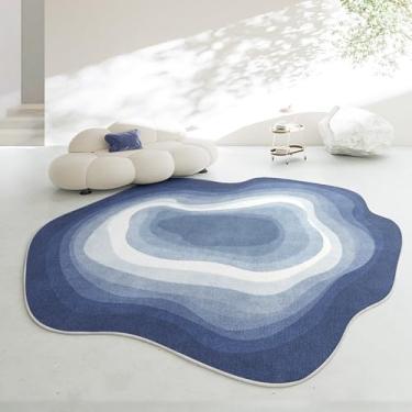 Imagem de Irregular Sala de estar Grande Área Tapetes Criativo Minimalista Quarto Tapete Confortável Fácil de Cuidar Mesa de Centro Tapete Decorativo, PW900, QT, 200X200CM