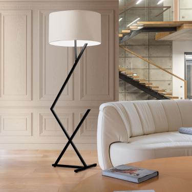 Imagem de Abajur De Chão Bali Pés de Ferro Estilo Industrial Moderno