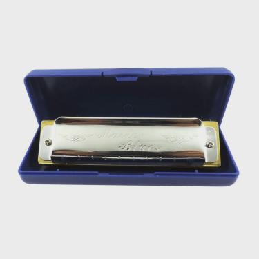 Imagem de Gaita Harmonica Hering Master Blues Diatonica D - Ré