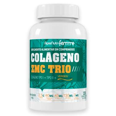 Imagem de Apisnutri Colágeno Zmc Trio Verisol + Tipo I + Tipo Ii 1250Mg (120 Caps)