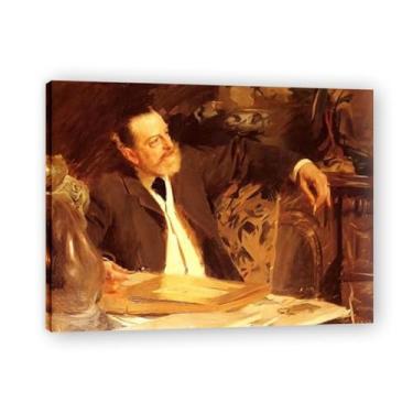 Imagem de LKXGRRSFG Impressões em tela de Antonin Proust Anders Zorn - Arte de obra-prima sueca, decoração de parede serenidade de verão e coleção de galeria doméstica 69,88 x 91 cm