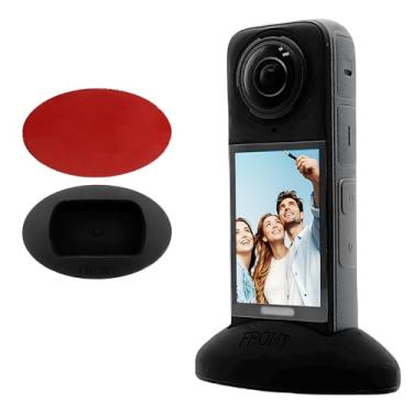 Imagem de Capa protetora de silicone para Insta 360 ONE X5 X4 silicone antiderrapante suporte de mesa base acessórios