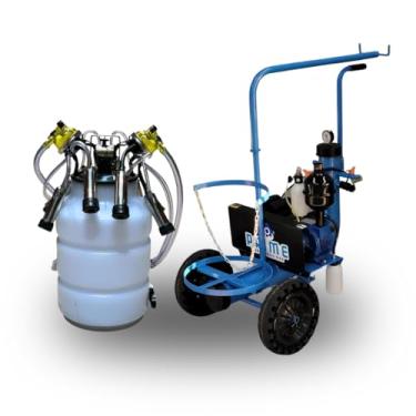 Imagem de Ordenhadeira Mecânica Móvel Bv 450 e Motor 2 cv, com1 Conjunto Duplo Acoplado (110, Volts (CC))