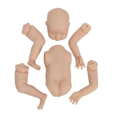 Imagem de 5 Molde Boneco Bebê Reborn Levi Kit Com Corpo 100% Silicone - Cegonha 