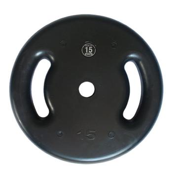 Imagem de Anilha de Ferro Fundido Injetada Alça Lateral 15,0Kg