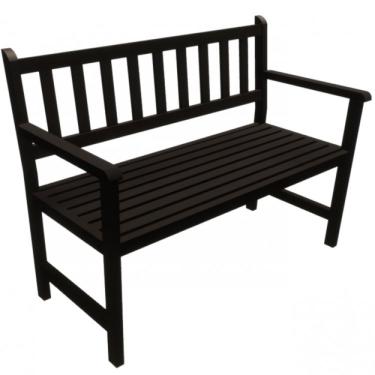 Imagem de Banco De Jardim 2 Lugares com Encosto Madeira Maciça