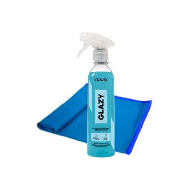 Imagem de Glazy Vonixx Limpa Vidros Reduz Atrito 4 Em 1 Pano P/ Vidros