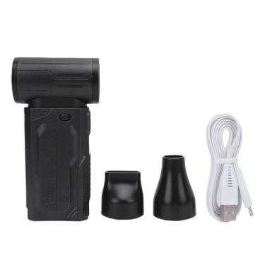 Imagem de Ventilador Turbo, 130000rpm de Manutenção de fã de Turbina Portátil para Camping de Piquenique para Viagens de Praia (BLACK)