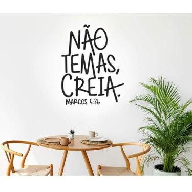 Imagem de Adesivo De Parede Marcos 5:36 - Lojinha Da Luc Adesivos