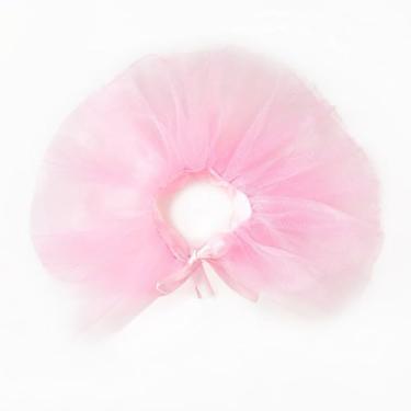 Imagem de Yuyeran Saia tutu para cachorrinhos e gatos, para animais de estimação, com cadarço, vestido de tule para festa Hoilday, fantasia cosplay (rosa, P)