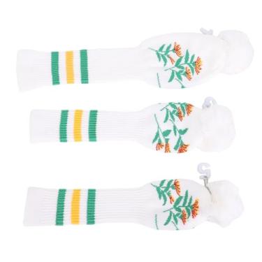 Imagem de Generic Tampas da Cabeça do StrickClub, 3pcs Soft Long Neck Club Head Chead para Jogo (Branco)