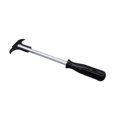 Imagem de WEAXIO Extrator de vedação de gancho duplo - Ferramenta de remoção de vedação de óleo resistente para cambota, transmissão e cubo da roda | Extrator universal de carro, SUV, caminhão leve