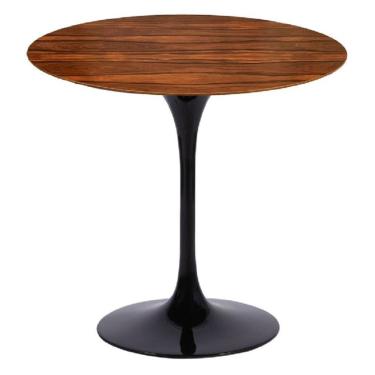 Imagem de Mesa Saarinen Redonda Pau Ferro 150cm - Base Preta