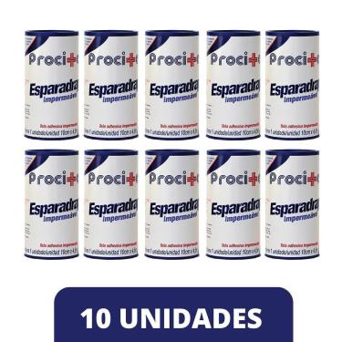 Imagem de Esparadrapo Impermeável Procitex10 Cm X 4,5 M Com 10 Un.