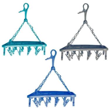 Imagem de Varal Redondo 24 Prendedores Ideal Para Roupas íntimas