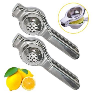 Imagem de Kit 2 Espremedor De Limão Amassador Reforçado Em Aço Inox Linha Profis