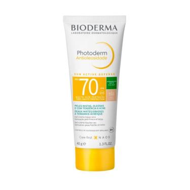 Imagem de Bioderma Photoderm FPS 70 Cor 1.0 Protetor Solar Antioleosidade 40g