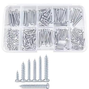 Imagem de Kit225 parafusos philips autobrocantes inox m2 / m3 madeira - CJFIX