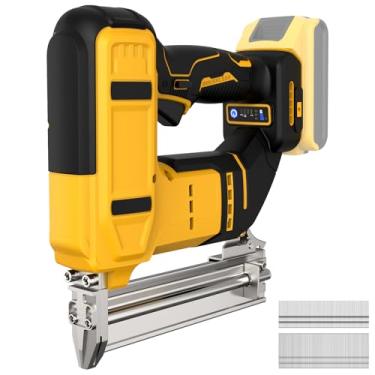 Pistola De Pregos BROVR Sem Fio 18V - Compatível Com Baterias DeWalt, 2000 Pregos Inclusos - Ferramenta 2 Em 1 Para Carpintaria E Projetos DIY