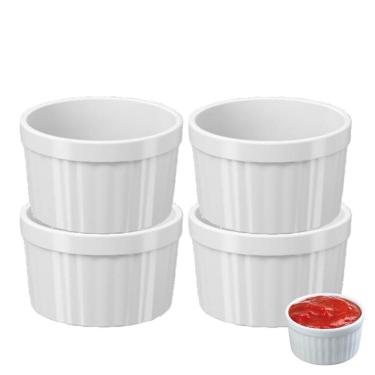 Imagem de Kit4 Molheira Ramekin Potinhos Pote Molho Petisco Coza 150Ml