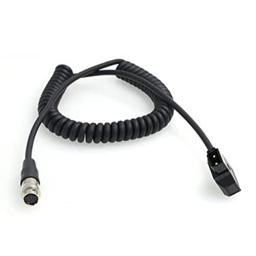 Imagem de SZRMCC D-Tap para cabo de alimentação de lente Hirose ENG B4 de 12 pinos para Fujinon Canon Nikon, Coiled Cable