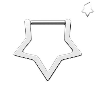 Imagem de BodyAce F136 Anéis de septo de titânio em forma de D argolas de cartilagem 16G brincos de segmento articulado clicker para torre Daith Conch Helix Tragus Piercing Jewelry, 10mm, Titânio Zircônia