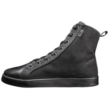 Imagem de Combat Flip Flops Shadowban cano alto, preto, tamanhos 7-15, lona de couro, nylon, casual atlético, biqueira reforçada, Preto, 41