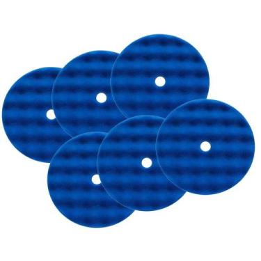 Imagem de Boina de Espuma Ondulada Azul 8 Pol. 6 Unidades - NORTON