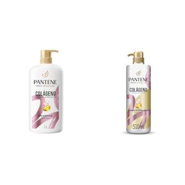 Imagem de Kit Pantene PRO-V Miracles Shampoo Colágeno 1L + Condicionador Pantene Colágeno Hidrata e Resgata 510ml