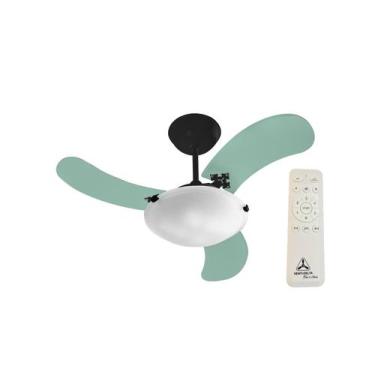 Imagem de Ventilador de Teto Venti-Delta Inverter Space Preto 3 Pás Verde Bivolt