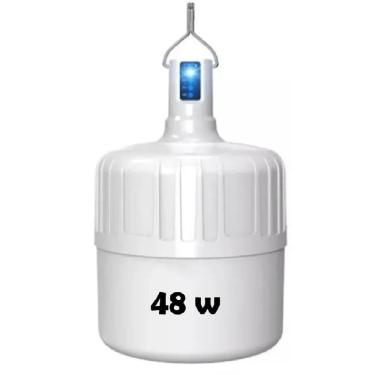 Imagem de Lâmpada De Led Bulbo Emergência Recarregavel Portatil Potência 48w