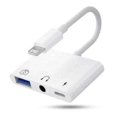 Imagem de Adaptador Lightning Para USB 30 Jack De 35mm Para iPhone 14 13 12 11 p