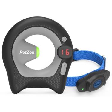 Imagem de Cerca elétrica ajustável para cães e coleira de treinamento, cerca sem fio, sistema de contenção de cães, um receptor, preto