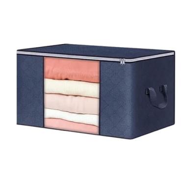 Imagem de Sacos Organizador Multiuso Anti Mofo Dobrável Edredom Cobertores Roupas de Cama Banho Travesseiros