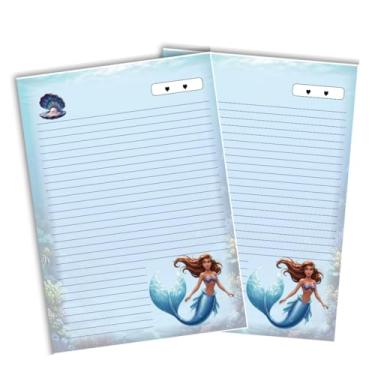 Imagem de Refil de fichário 80 folhas universitário sereia morena pautado