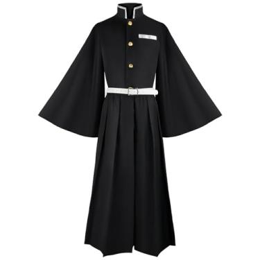 Imagem de Soyusunny Anime Cosplay Costume Kimono Set Halloween Costumes for Adult (Black, X-Large)