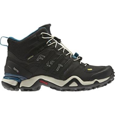 Imagem de T nis feminino Adidas Terrex Fast R Mid GTX, Solid Grey/Black/Vivid Teal-g64507, 11