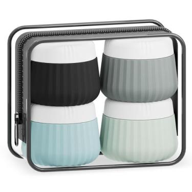 Imagem de Contêineres de viagem Mrsdry para produtos de higiene pessoal, pacote 