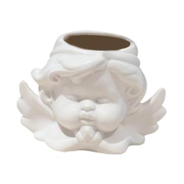 Imagem de KiBcsLic Suporte para pincéis de maquiagem, suporte portátil para pincéis, canetas, organizador de mesa de resina para de penteadeira, banheiro, quarto