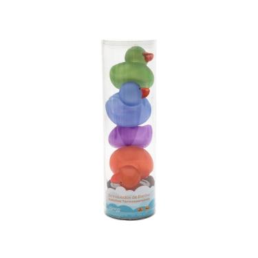 Imagem de Patinhos Coloridos Termossensíveis Para Banho ? Aprendizado Divertido Infantil