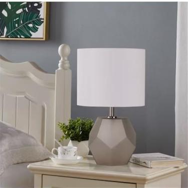 Imagem de OUFULA Luxo Americano Criativo Lâmpada de Mesa Para Sala de Estar Quarto Estudo Villa Hotel Cama Mesa Luz (Estilo 127E)