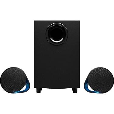 Imagem de Logitech G Sistema de alto-falantes para jogos de 560 PC com 7.1 DTS: X Ultra Surround Sound, LIGHTSYNC RGB baseado em jogos, dois alto-falantes e subwoofer, experiência de jogo imersiva - Preto