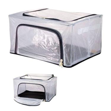 Imagem de Caixa Organizadora Multiuso 24 Litros 39X29X19Cm Empilhável